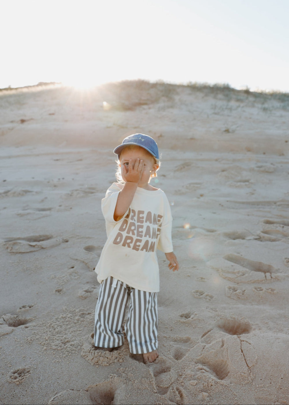 Dreamer Oversized t-shirt - Biscuit